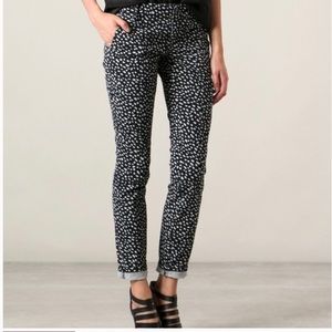 Tory Burch Walker Cargo Pants Dotted Pony Print 25